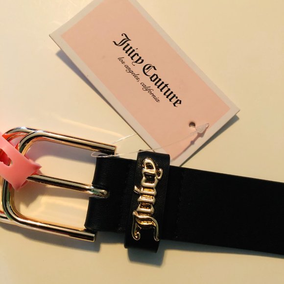 Juicy Couture Accessories - JUICY COUTURE Signature JUICY Logo Belt NWT in S/M